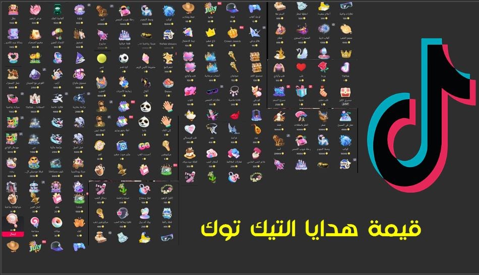 أسعار هدايا التيك توك بالدولار