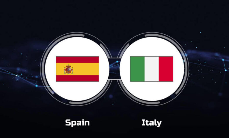 القنوات الناقلة لمباراة إيطاليا ضد إسبانيا في قمة يورو 2024 وموعد العرض