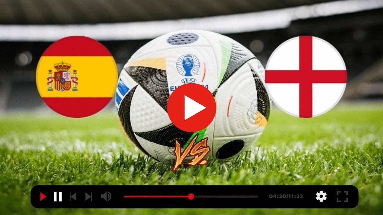 مشاهدة مباراة إسبانيا وإنجلترا في نهائي يورو