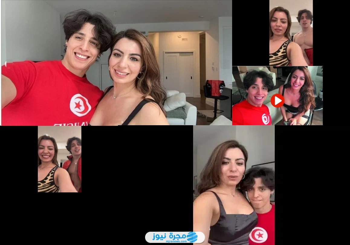 مقطع الينا انجل مع الوحش التونسي على الطاولة 2025 كامل بجودة عالية