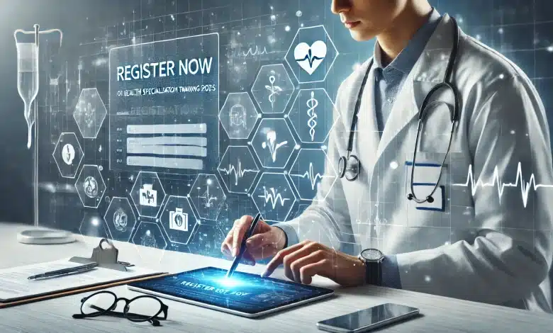 التسجيل في برامج تدريب التخصصات الصحية