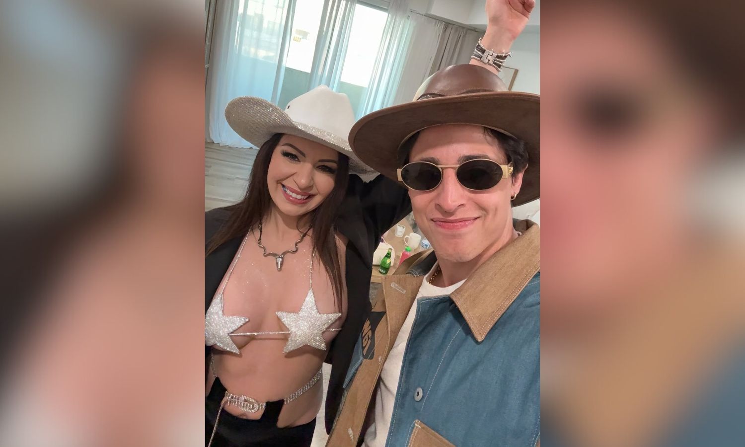 مقطع الينا انجل ويوسف خليل في الحفلة