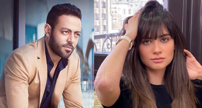 نانسي نور زوجة تامر عاشور،