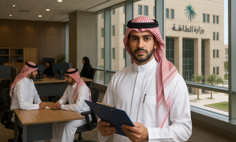 التقديم على وظيفة مراسل وزارة الطاقة