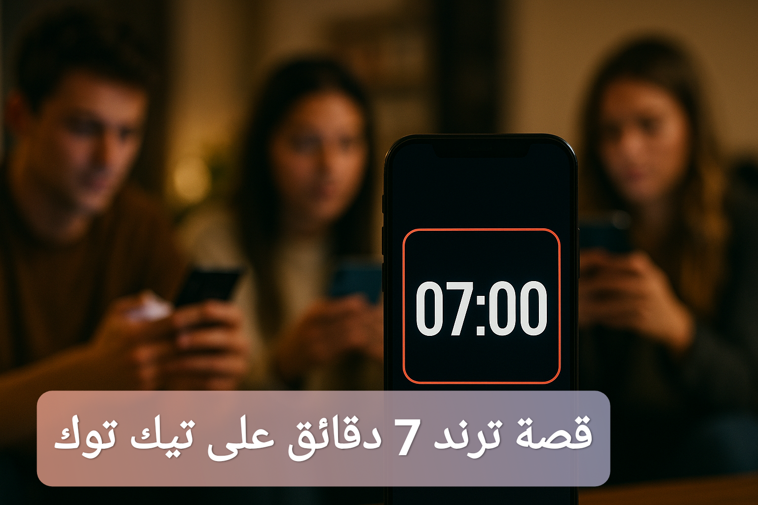 قصة ترند 7 دقائق على تيك توك