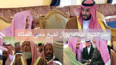 عمر الشيخ عبد العزيز آل الشيخ المفتي العام للسعودية