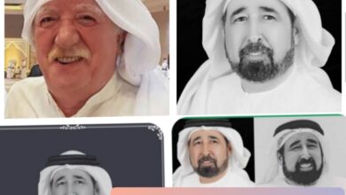 عمر الشيخ سلطان بن خالد القاسمي عند الوفاة