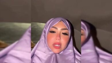 هدير عبد الرازق ترتدي الحجاب