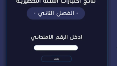 نتائج السنة التحضيرية 2025 الفصل الثاني سوريا
