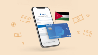 رسوم باي بال العمليات الدولية من الأردن