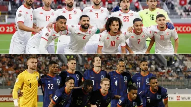 مشاهدة مباراة تونس وهولندا