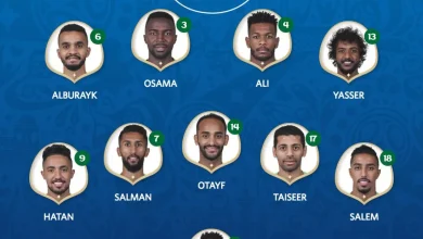 تشكيلة السعودية ضد أوروغواي اليوم